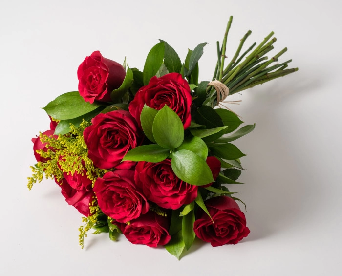 Buquê de 12 Rosas Vermelhas e Pelúcia - Imagem 2